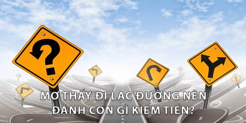 Mơ thấy đi lạc đường nên đánh con gì?