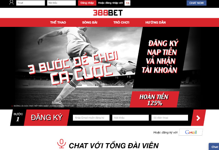 Hướng dẫn đăng ký tài khoản 388Bet