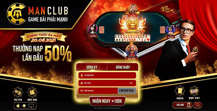 đăng ký tài khoản cổng game Manclub