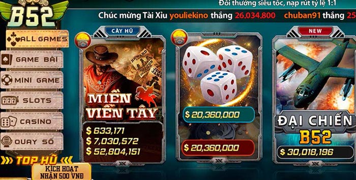 sơ lược game bài đổi thưởng uy tín B52