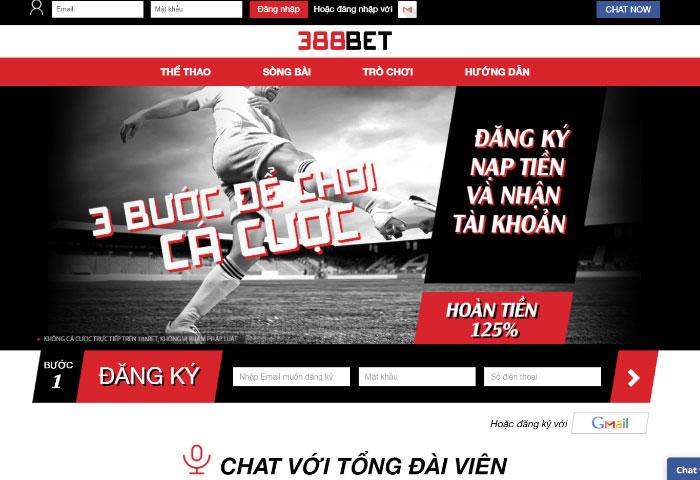 Hướng dẫn đăng ký - đăng nhập nhà cái 388Bet