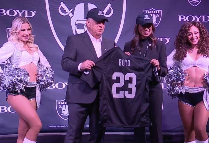 Boyd trở thành đối tác casino của Las Vegas Raiders